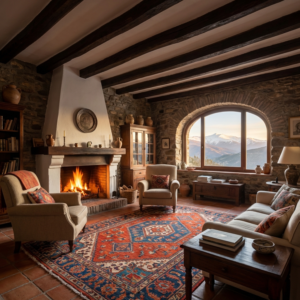 Interior casa rural en Ugíjar